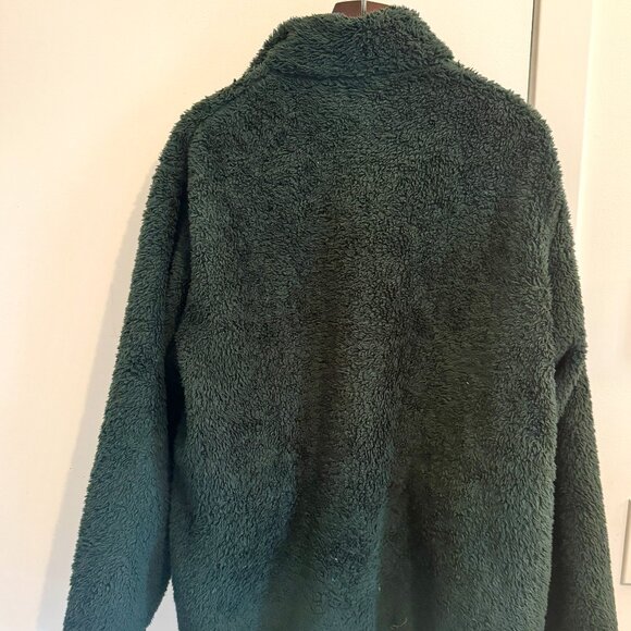 🌲 Uniqlo Fluffy Yarn Fleece Full-Zip Jacket | Size L - Picture 3 of 8